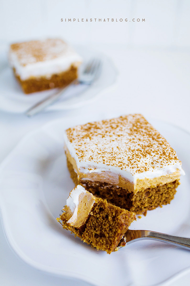 Creamy Pumpkin Gingerbread simple as that