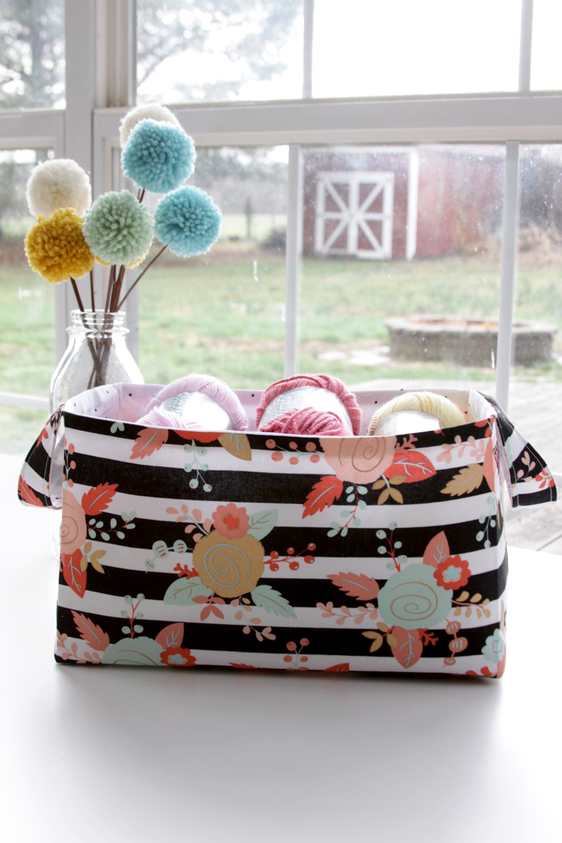 Quick And Easy Fabric Basket