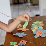 Paper Flower Spring Lei