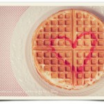 valentine’s waffles