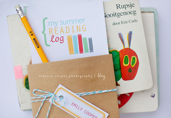 Printable Summer Reading Log for Kids