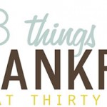 33 Things I’m Thankful For