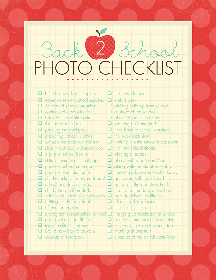 Essential Back To School Supplies List & Free Printable Checklist 2021