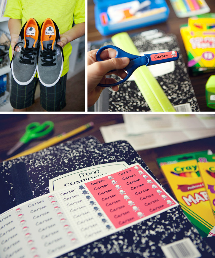 The Best Personalized Labels for School Supplies - The Centered Parent