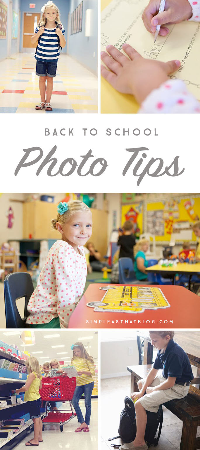 Easy to follow tips to help tell the story of your child’s school year in photos.