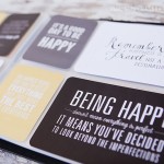 Favorite Quotes Mini Album : Be Happy Collection