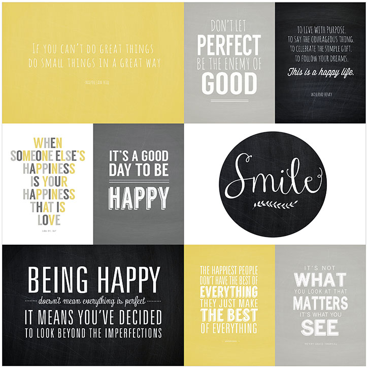 favorite quotes mini album be happy collection