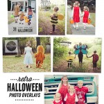 Retro Halloween Photo Overlays