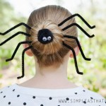 Silly Spider Halloween Hairdo