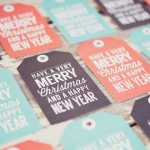 Retro Type Printable Christmas Gift Tags