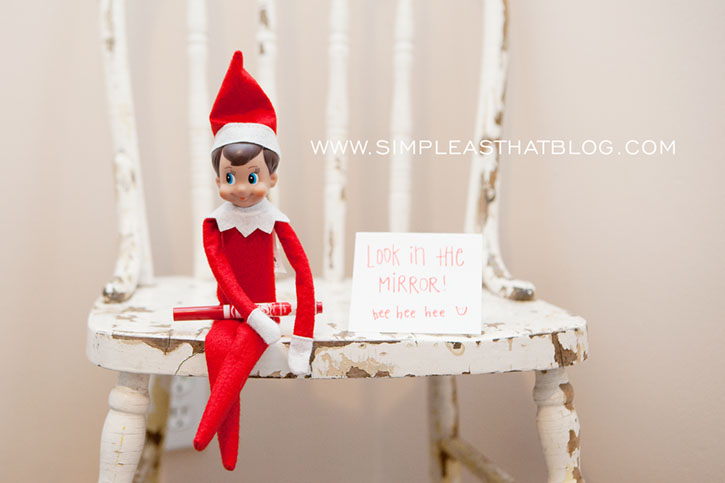 25 No Fuss Elf On The Shelf Ideas