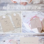 Making Gift Tags from Children’s Art