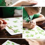 Silly Fingerprint Shamrocks