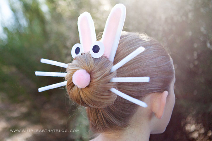 Funny Bunny Easter Hairdo