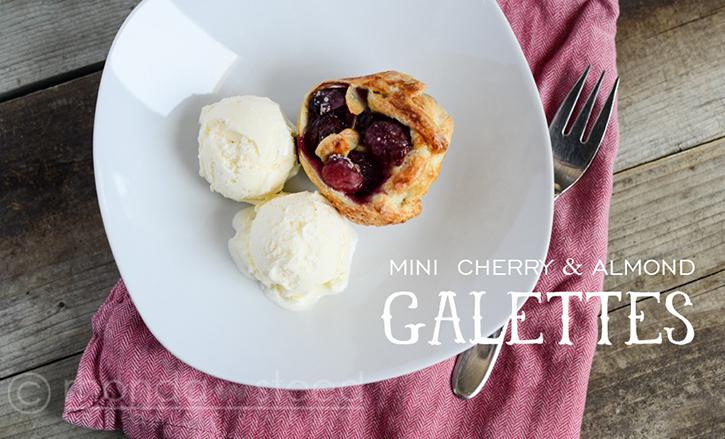 Mini Cherry and Almond Galettes