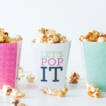 Printable “Let’s Pop it!” Popcorn Boxes