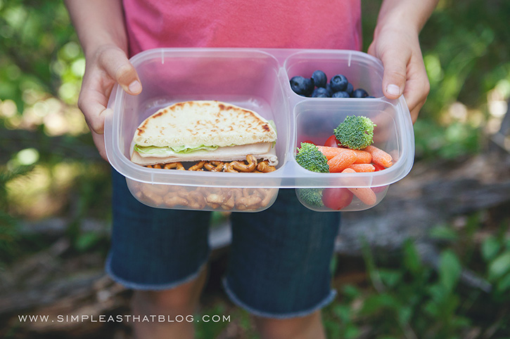 Family friendly on-the-go lunch ideas for Hiking