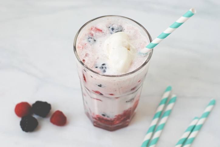 Sparkling Berry Float 