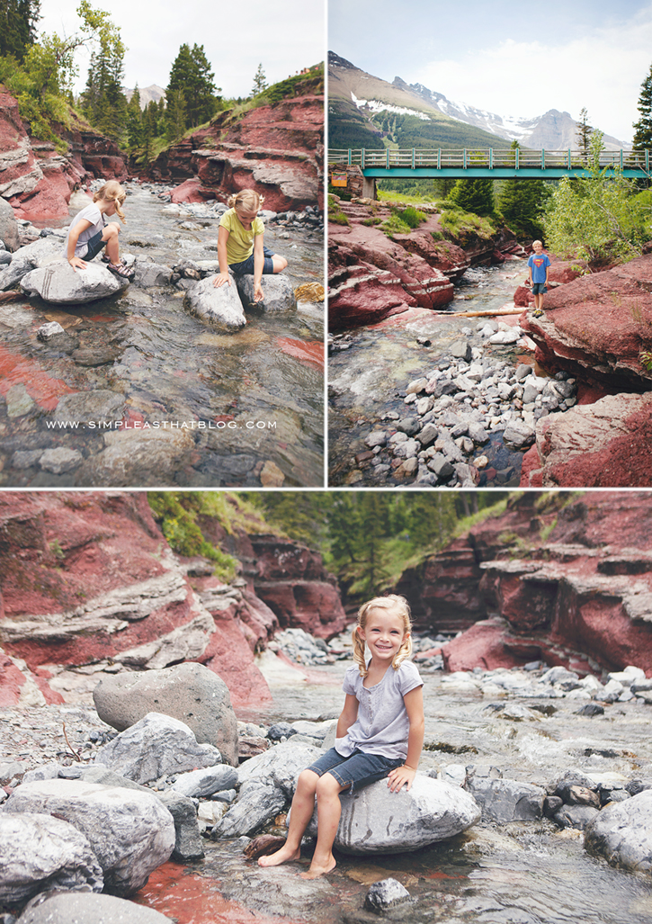 Outdoor Family Adventures in Waterton Lakes National park | Red Rock Canyon