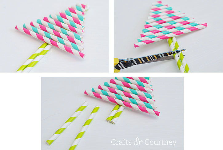 DIY Paper Straw Ornament