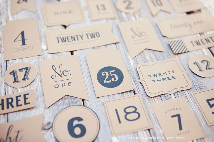 Christmas and Advent Gift Tags (Printable)