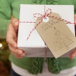 Make Simple Christmas Gift Tags from Children’s Art