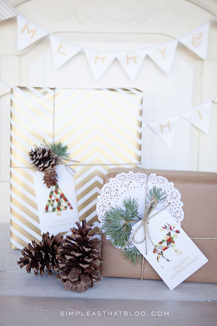 Merry and Bright Kitchen Spray Gift Tag - The Crafting Chicks