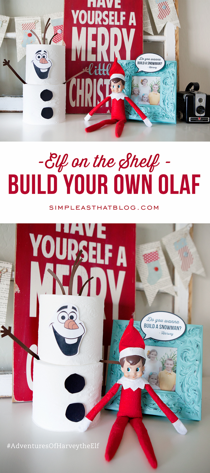 Free Elf on the Shelf Olaf Printable