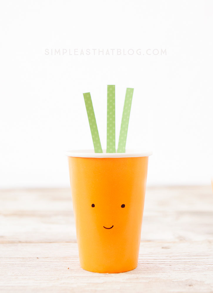 Easter Mini Cups with Lids & Straws (Per Dozen)