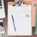 Printable Daily To Do List and Tips for a more Productive Day