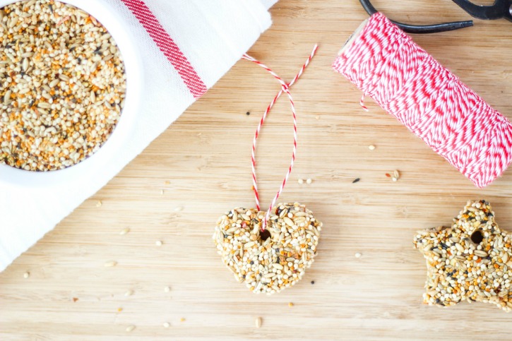 peanut butter bird feeder craft