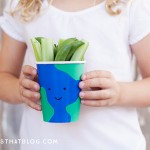 Healthy Earth Day Snack Cups