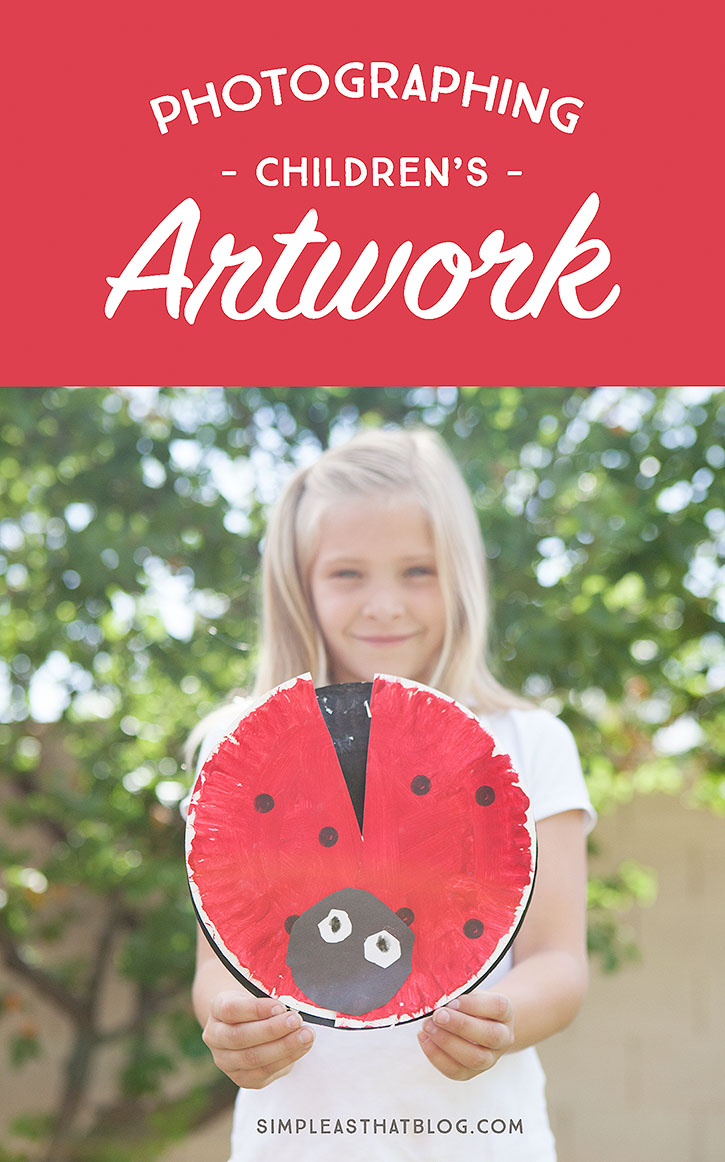 Photographing Kids' Art to Save. - Picklebums