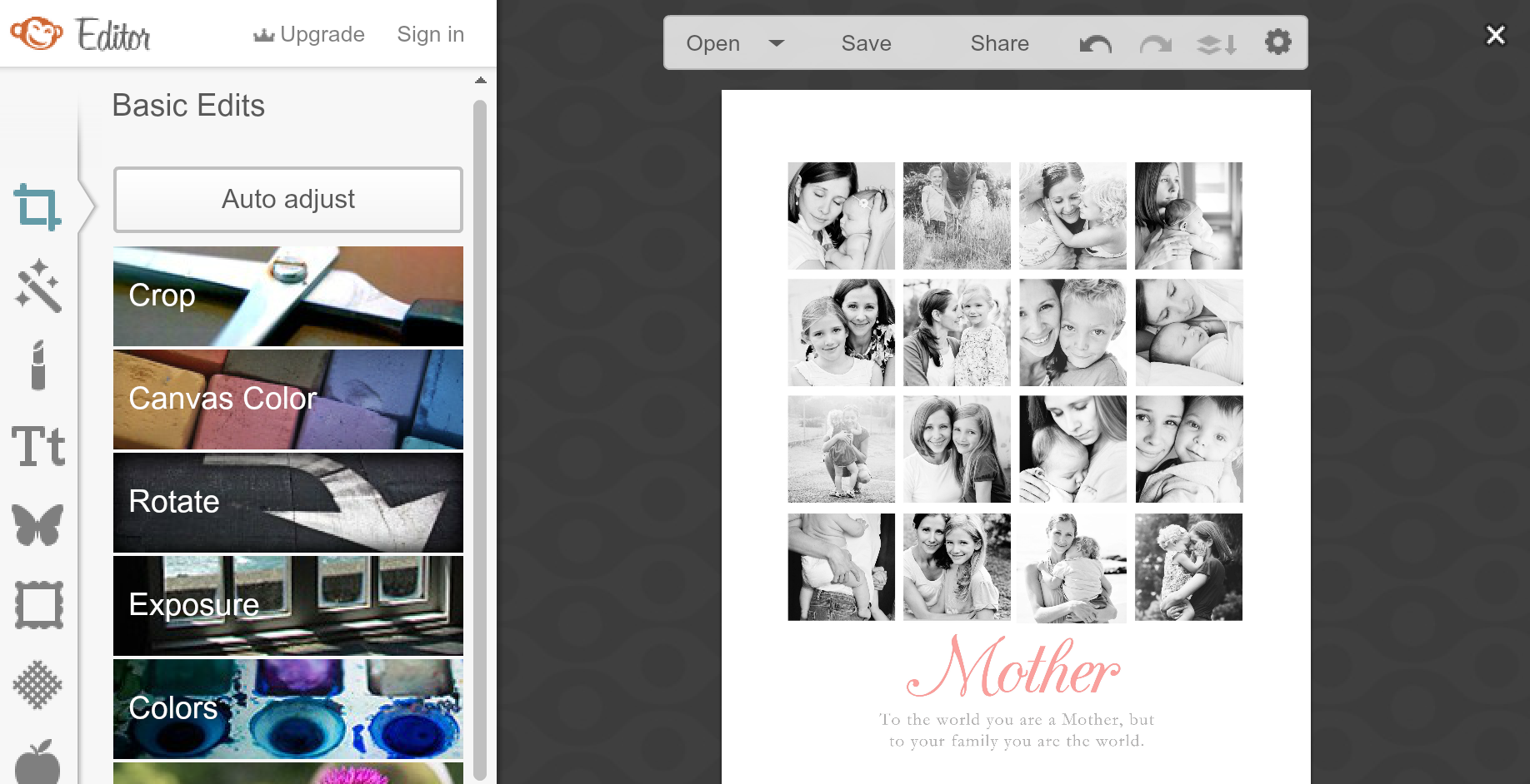 Our NEW collage feature is perfect for a Mother's Day Gift