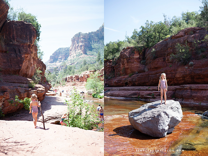 Explore the natural waterslides and the wonders of Oak Creek Canyon at Slide Rock State Park