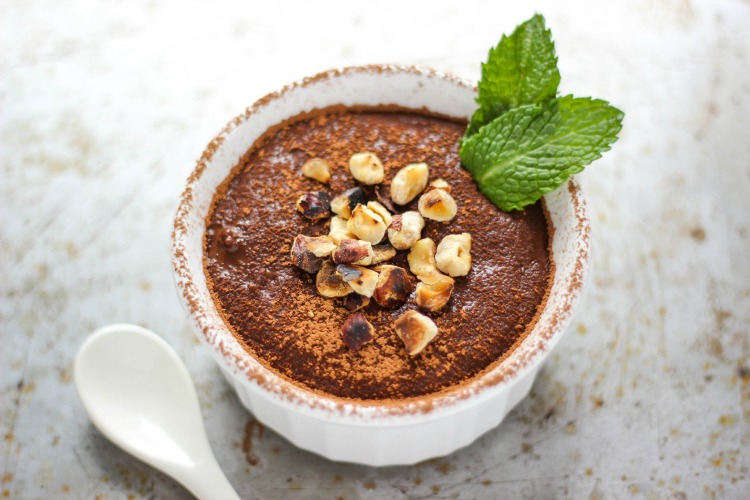 Healthy Banana Chocolate Pudding