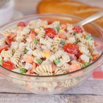 Chicken Bacon Ranch Pasta Salad with Creamy Greek Yogurt Dressing