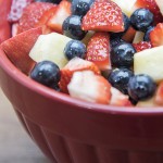 Red White and Blue Fruit Salad