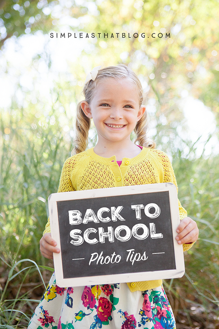 Capture memorable back to school photos with these quick tips and our FREE printable back to school sign!