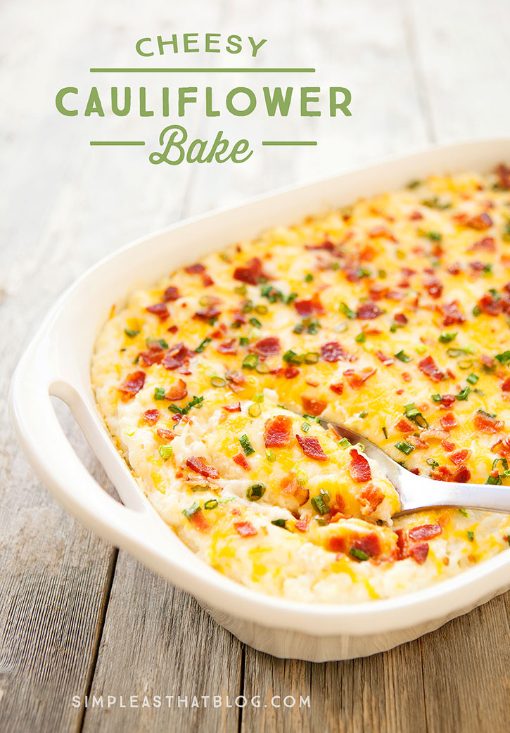 Cheesy Cauliflower Bake