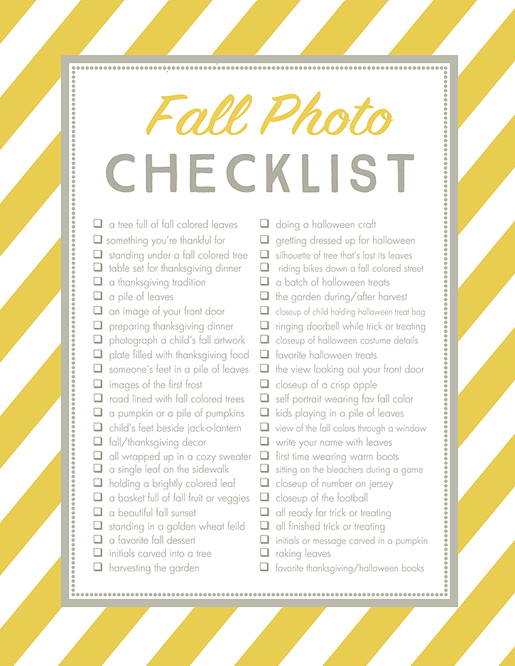  50 photo ideas and photography prompts to help you capture the beauty of Fall