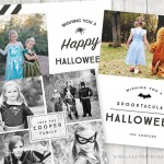 Modern Halloween Photo Card Templates