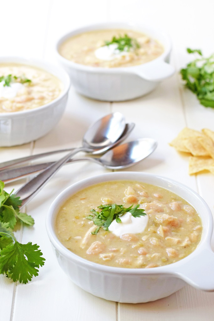 Slow Cooker White Chicken Chili