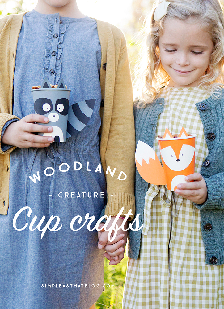 Aren't these forest critters the cutest? Fill them up with goodies and use as party favors, classroom treats, or decorations for your Thanksgiving table. 