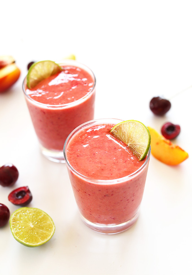 Cherry Limeade Smoothies
