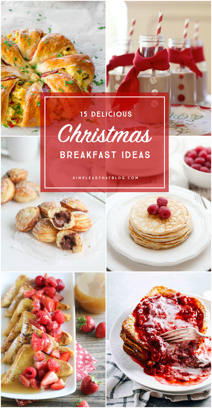 Breakfast ideas the whole family will love waking up to Christmas morning! 