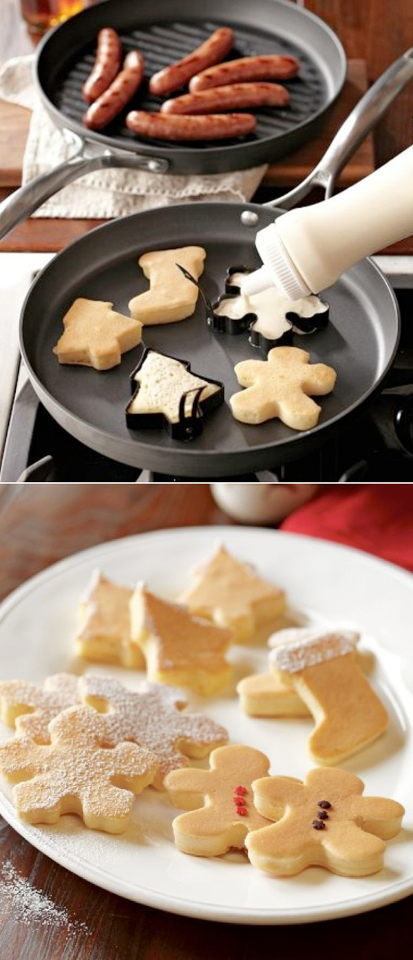 Mini Christmas Pancakes