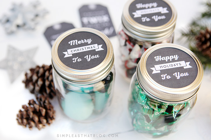 Free Printable Mason Jar Labels For Christmas Gifts