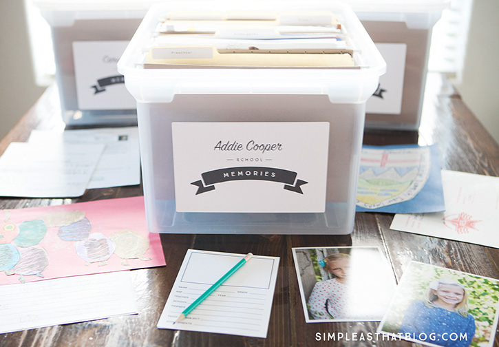 Best Storage Ideas For Kid's School Papers - Organised Pretty Home