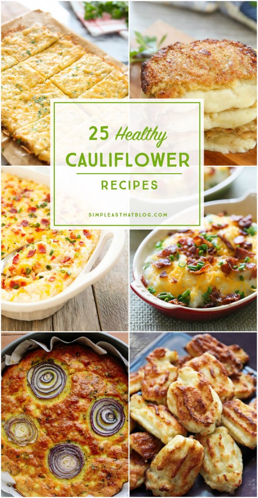 Cauliflower Recipe Round Up